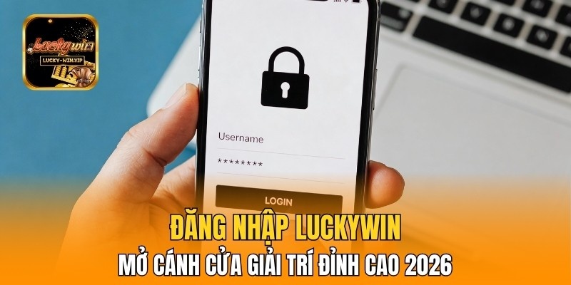 Thao tác đăng nhập Luckywin nhanh chóng trên PC